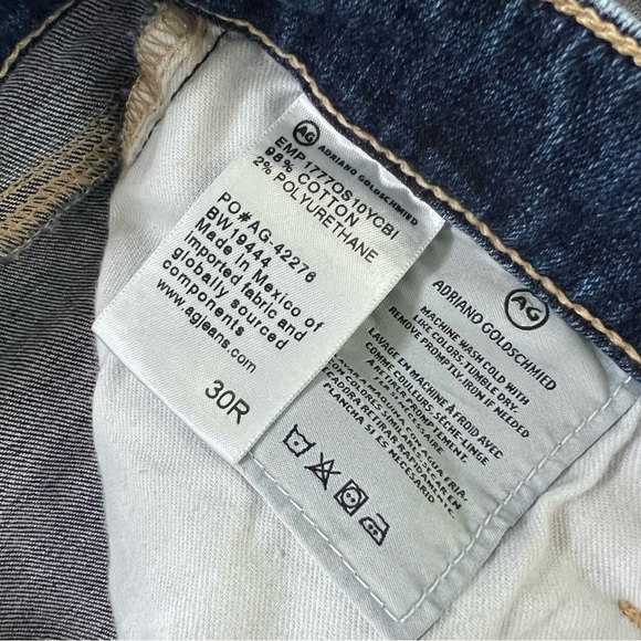 AG Adriano Goldschmied Jeans Women 30 The Farrah Skinny Ankle High Rise C - Picture 8 of 13